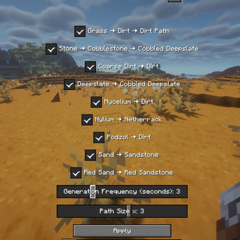 Settings Menu