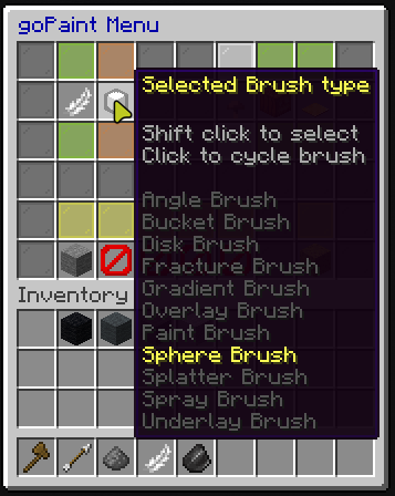 Brush Selection