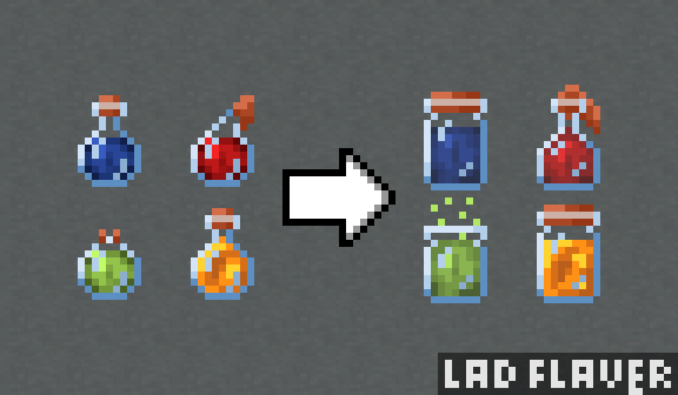 New Bottles and Potions