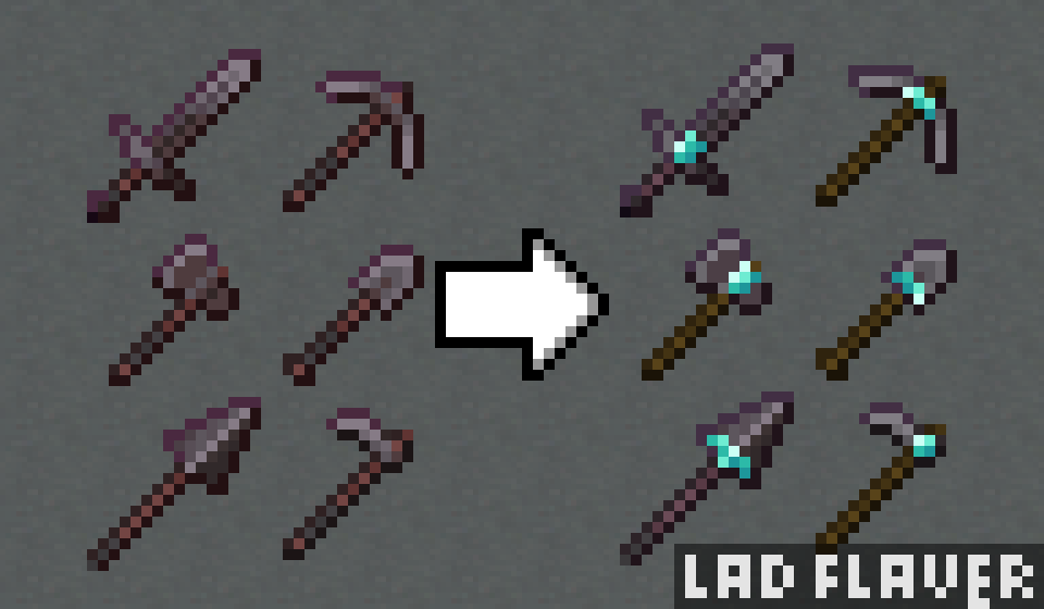 Changes to Netherite Tools