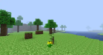 Classic Minecraft Overworld Dimension
