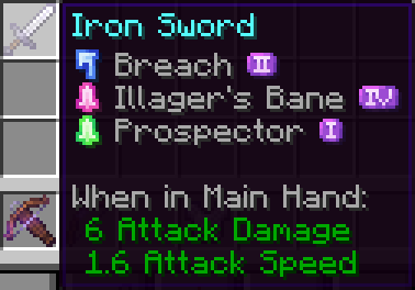 Enchanted Iron Sword