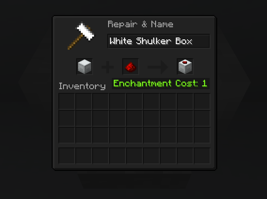 Item labels ought to be applied in the anvil