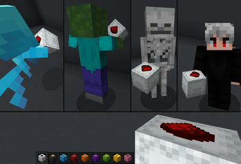 Renders from various perspectives and all kinds of mobs
