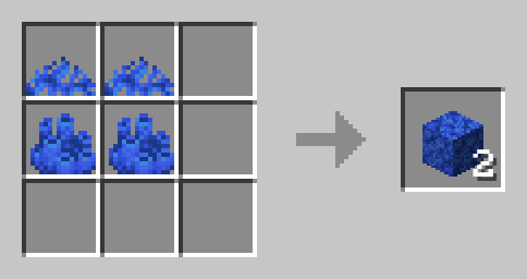 4 Tube Coral/Coral Fan = 2 Tube Coral Block