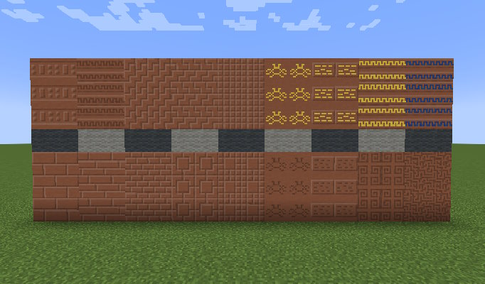 Terracotta blocks