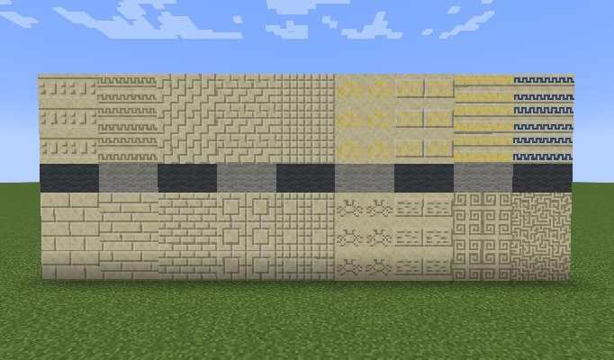 Sandstone blocks