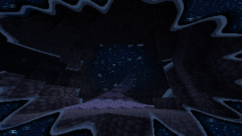 deep below