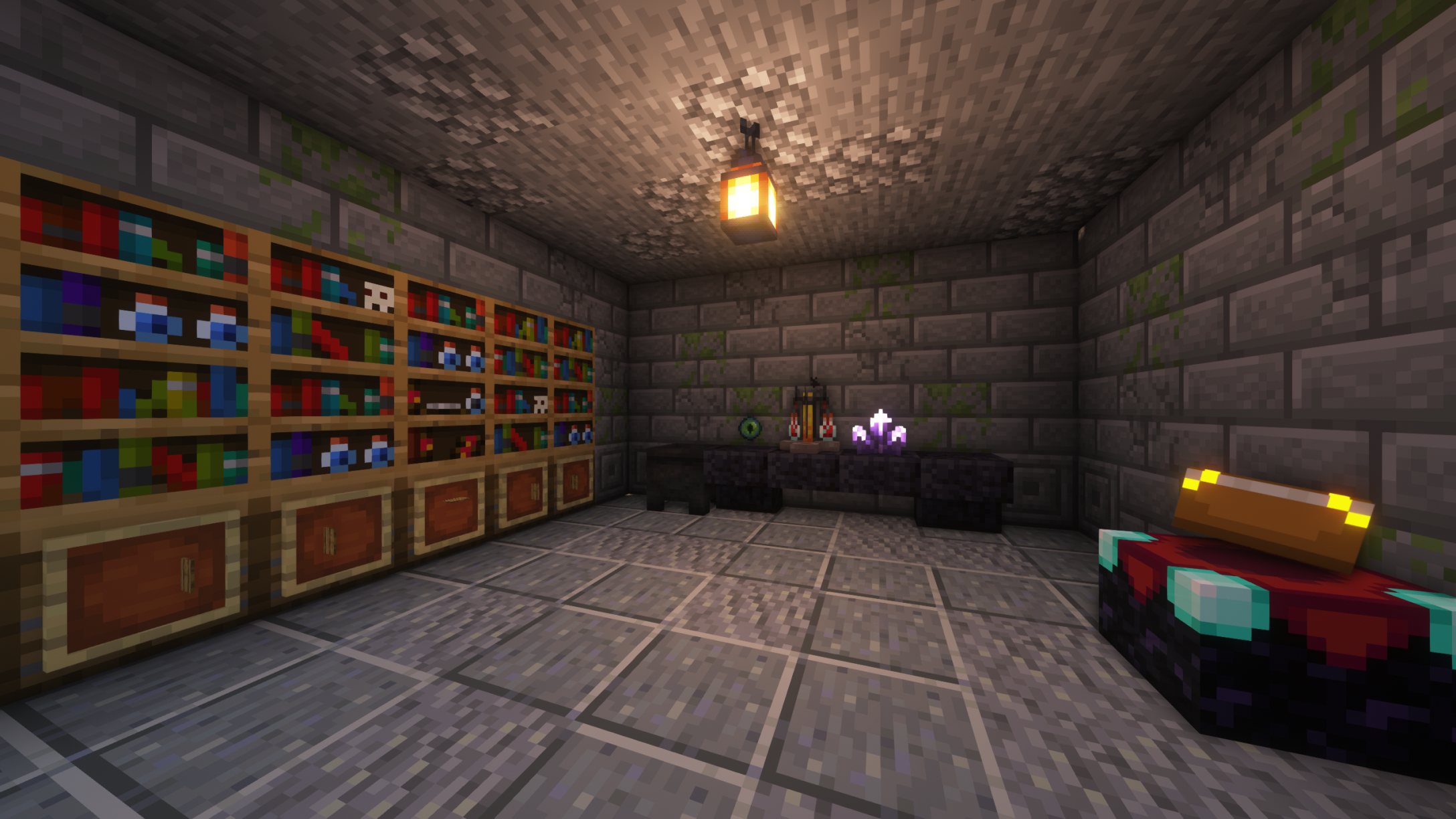 Alchemy themed Bookshelves!