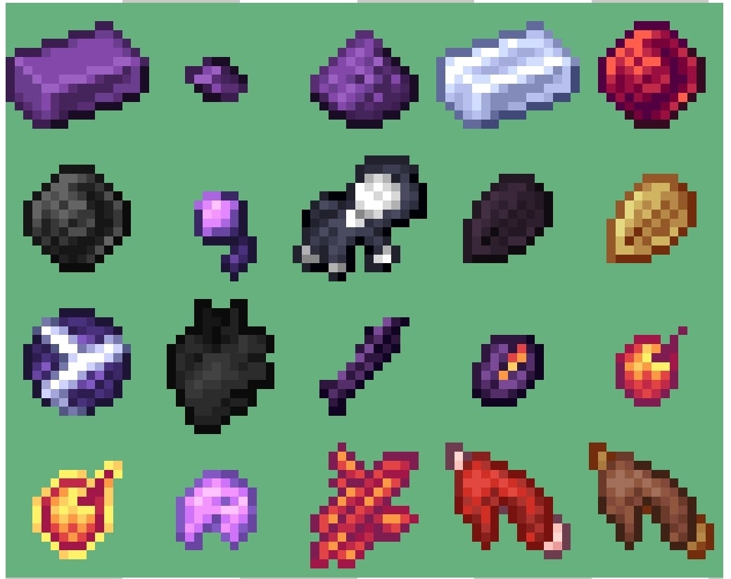 A retextured version of the Defiled Lands items.