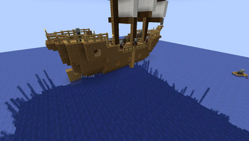 A pillager ship!