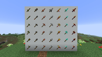 all the tools and weapons