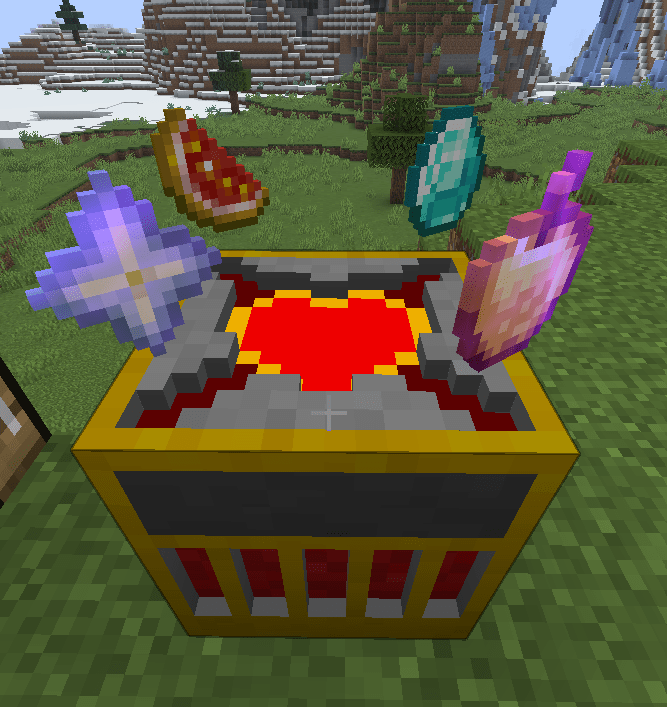 Heart Forge Rendering Inputted Ingredients