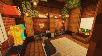 A crafting room