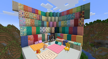 Almost all the blocks, and some furniture 