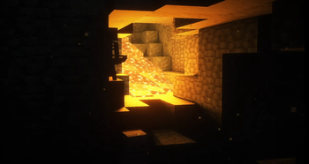 the cave