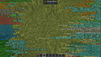 F3 screen