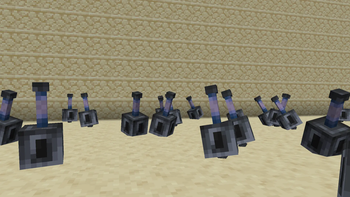 Maces on the ground after being thrown.