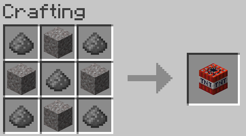 Crafting recipe