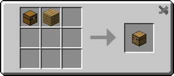 Chest crafting recipe