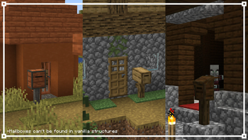 Mailboxes in vanilla structures