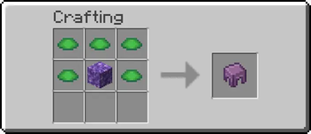 Shulker shell crafting recipe