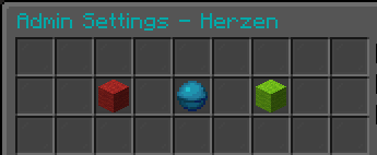 Admin Settings Menu
