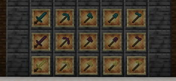 Warped, Crimson & Bamboo Toolsets 3/4