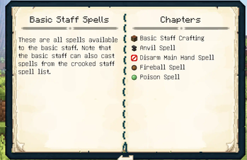 Basic Staff Spells