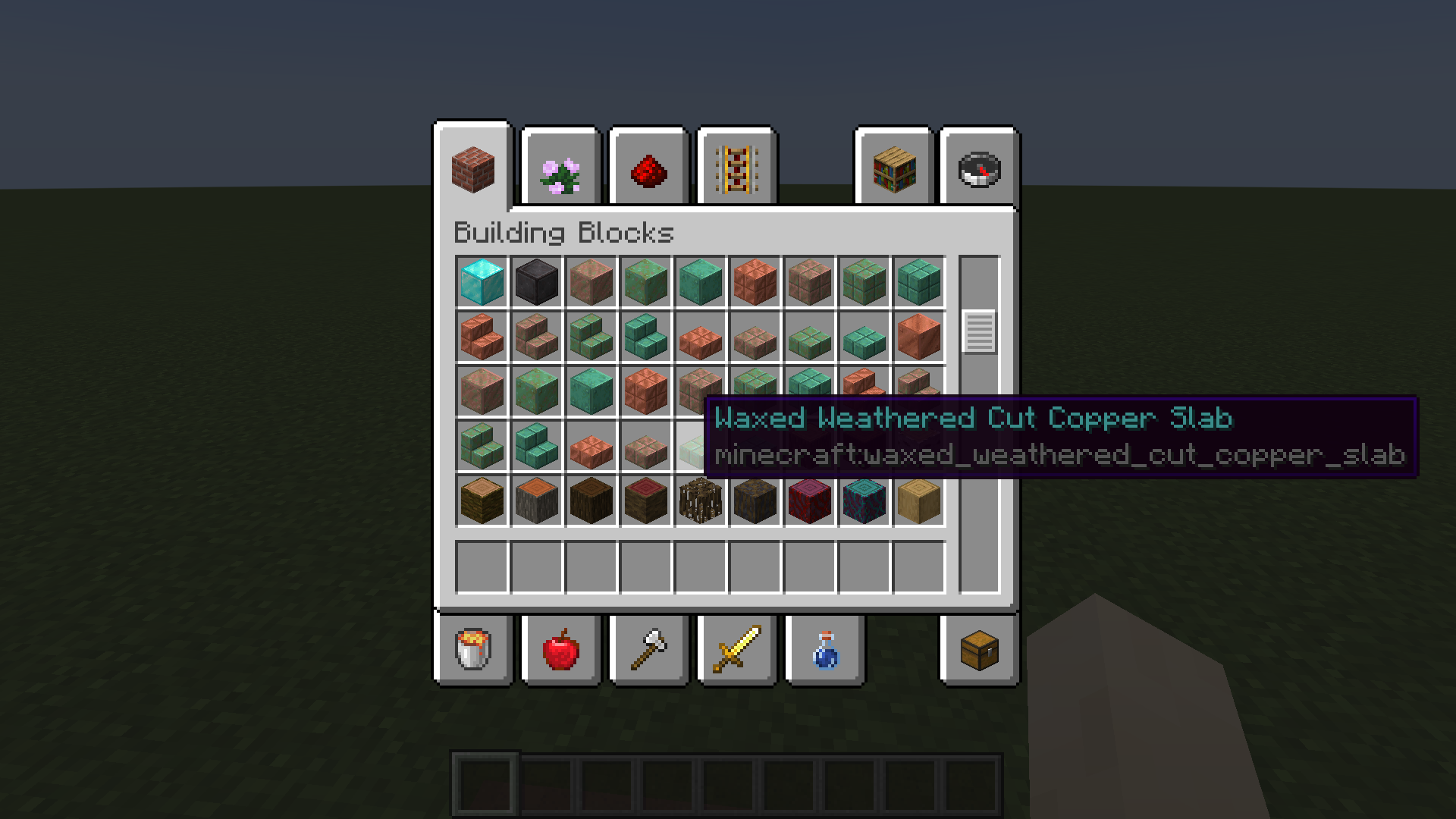 a new tooltip color for almost every block!