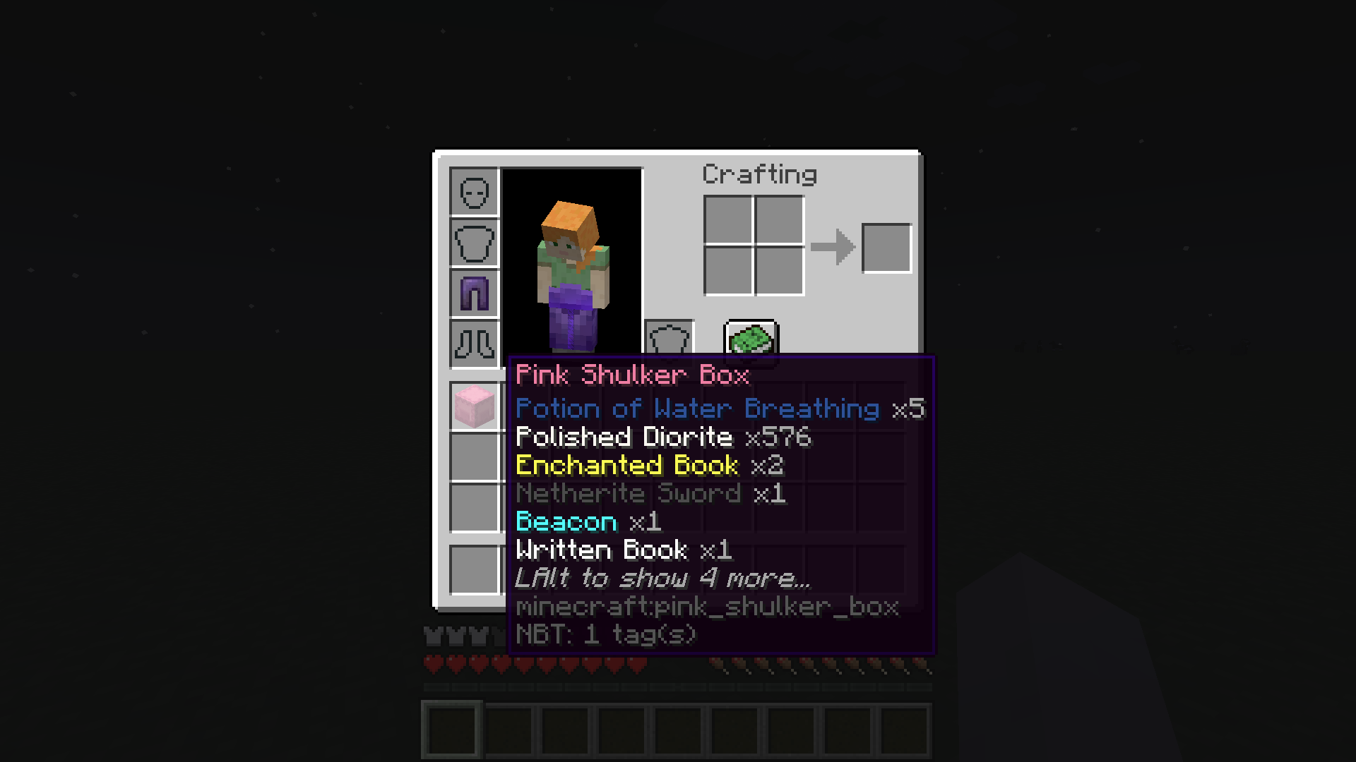 Shulker tooltip 1.21