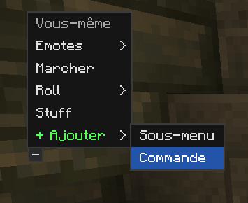 Menu éditable