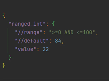 And example prickle file featuring a ranged integer that must be between 0 and 100.