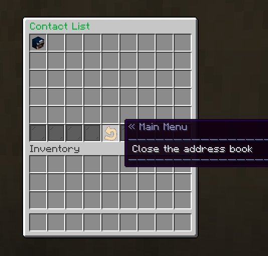 And here we show the contacts, well, more precisely, the contact