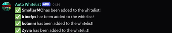 Auto Whitelist — screenshot 1