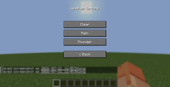 Weather Menu