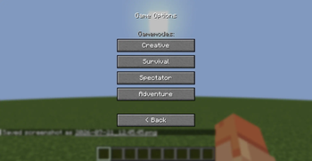 Game Options Menu