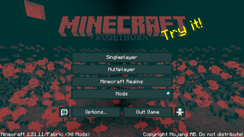 Main Menu