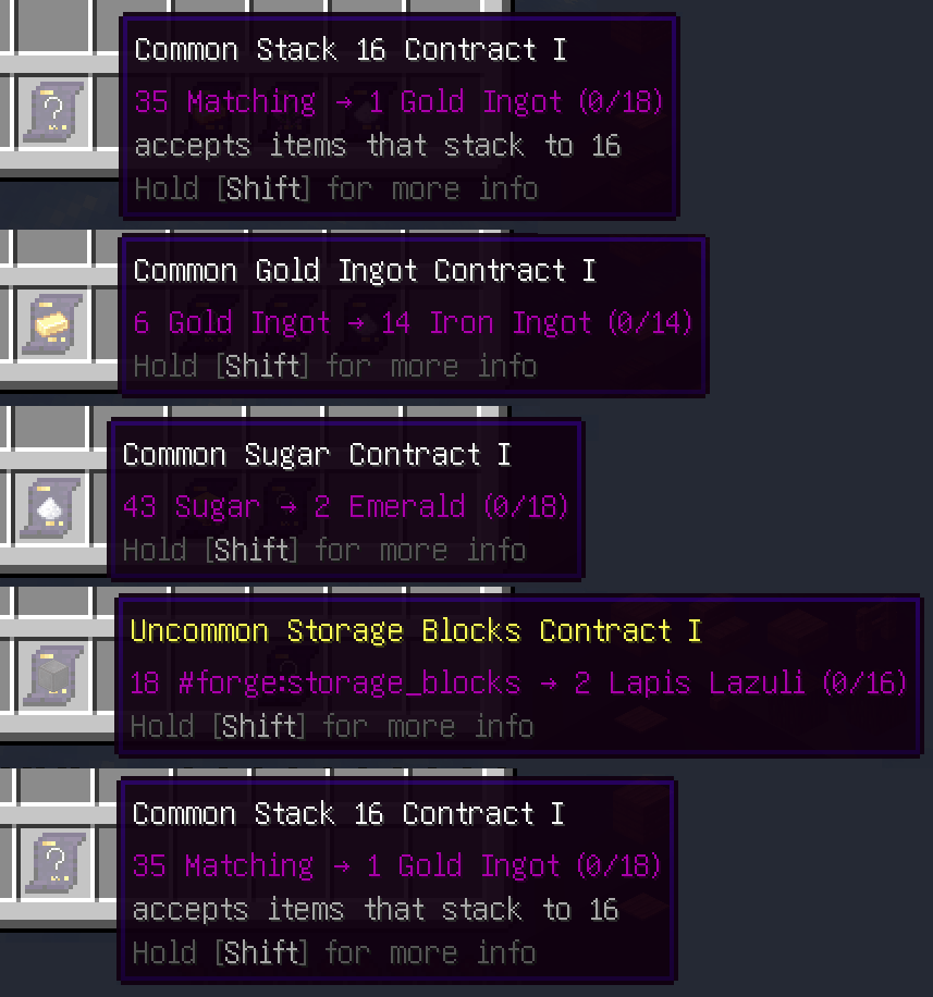 Examples of Contracts