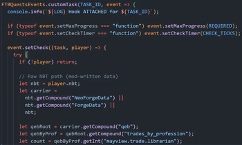 KubeJS scripting