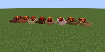 Christmas-style boats