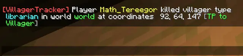 Chat notification about a resident's death (with clickable coord
