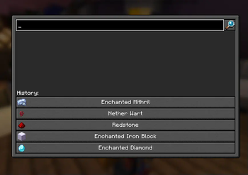 Search Menu