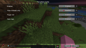 Config Menu