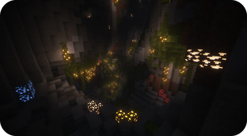 Cave With Emissive Ores