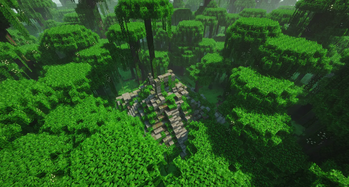 Tucked away temple
