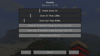 Config Menu Page 1