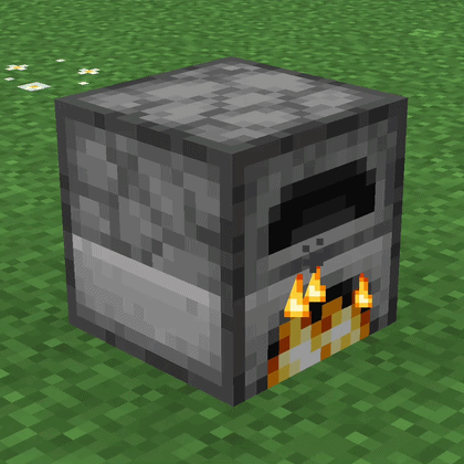 Lit Furnace & flame particles preview