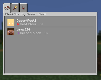 Chat menu