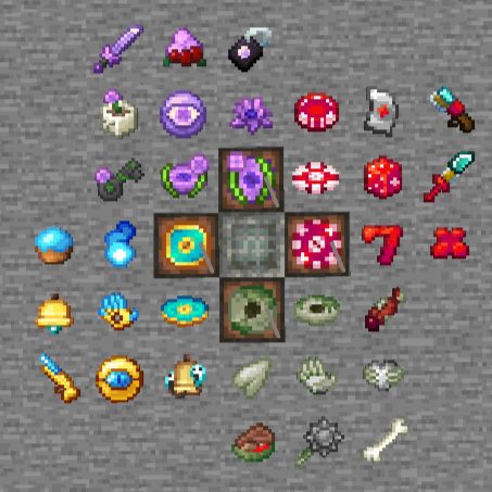 all the items